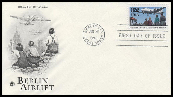 3211 / 32c Berlin Airlift 1998 PCS First Day Cover