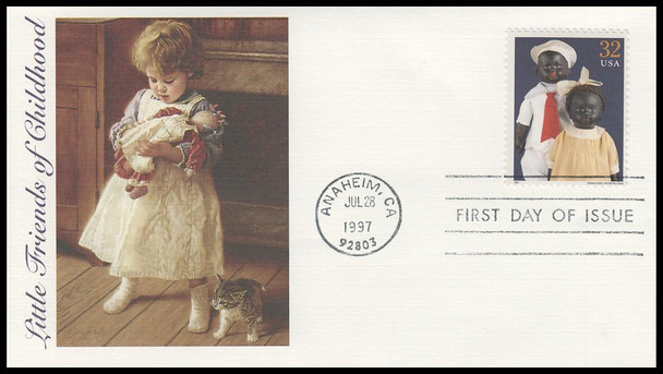 3151a-o / 32c Classic American Dolls Set of 15 Fleetwood 1997 FDCs