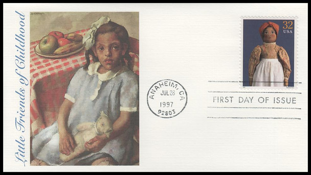 3151a-o / 32c Classic American Dolls Set of 15 Fleetwood 1997 FDCs