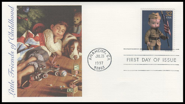 3151a-o / 32c Classic American Dolls Set of 15 Fleetwood 1997 FDCs