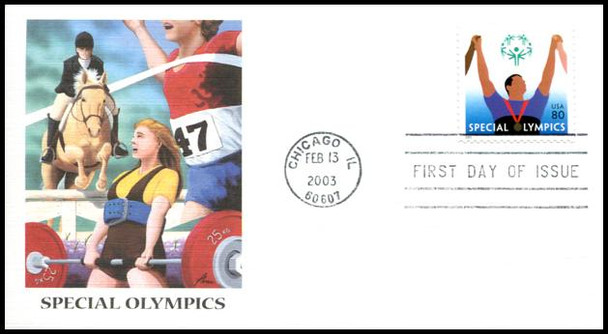 3771 / 80c Special Olympics 2003 Fleetwood First Day Cover