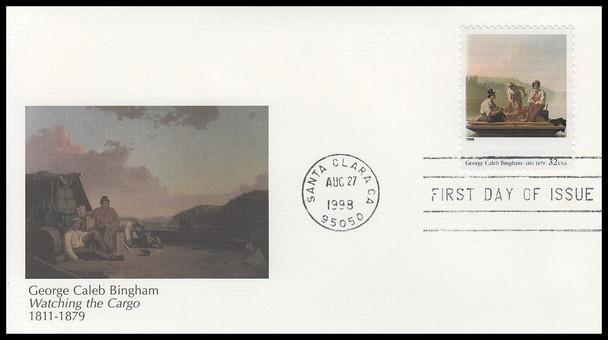 3236a-t / 33c Four Centuries of American Art Set of 20 Fleetwood 1998 FDCs