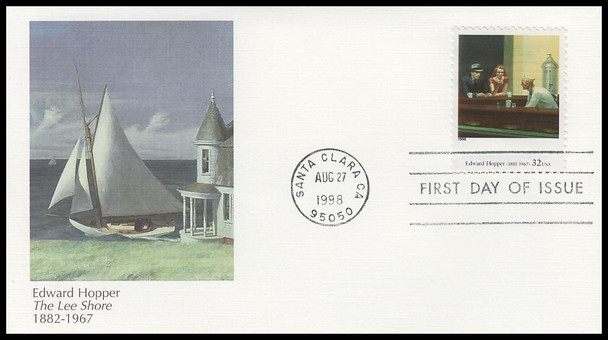 3236a-t / 33c Four Centuries of American Art Set of 20 Fleetwood 1998 FDCs