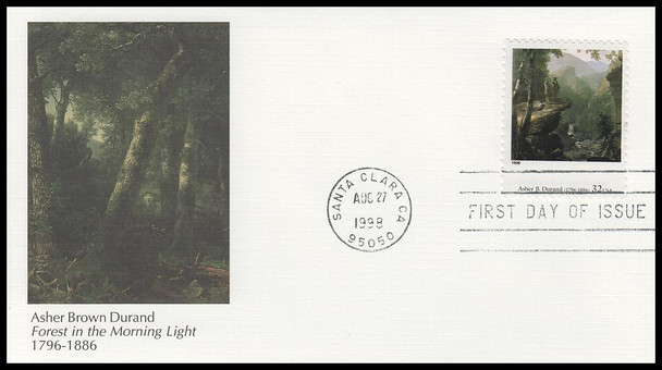 3236a-t / 33c Four Centuries of American Art Set of 20 Fleetwood 1998 FDCs