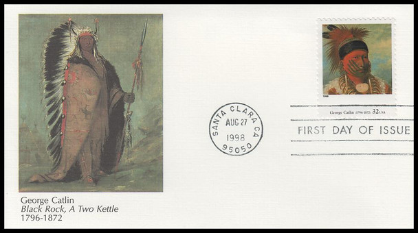 3236a-t / 33c Four Centuries of American Art Set of 20 Fleetwood 1998 FDCs
