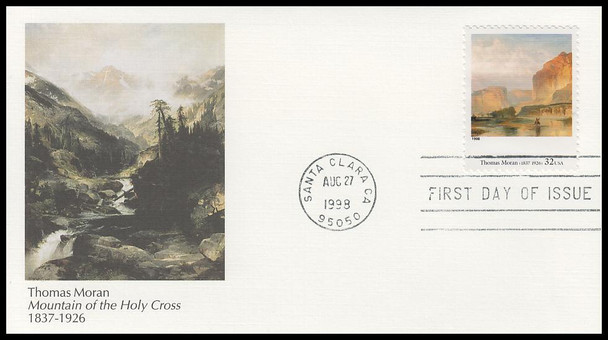3236a-t / 33c Four Centuries of American Art Set of 20 Fleetwood 1998 FDCs
