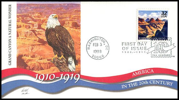 3183a-o / 32c Celebrate The Century ( CTC ) 1910s Set of 15 Fleetwood 1998 First Day Covers