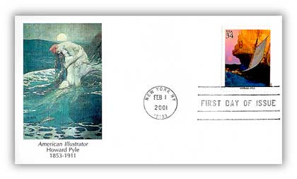 3502a-t / 34c American Illustrators Set of 20 Fleetwood 2001 FDCs