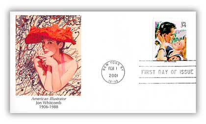 3502a-t / 34c American Illustrators Set of 20 Fleetwood 2001 FDCs