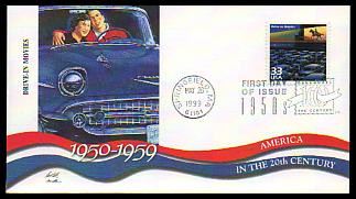 3187a-o / 33c Celebrate The Century ( CTC ) 1950s Set of 15 Fleetwood 1999 FDCs