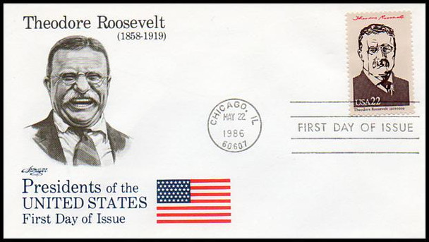 2216 - 2219 a - i / 22c Presidents Ameripex '86 Set of 36 Artmaster FDCs