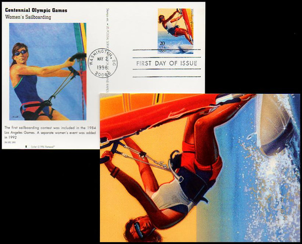 UX242 - UX261 / 20c Atlanta '96 Summer Olympics Set of 20 Fleetwood 1996 Postal Cards FDCs