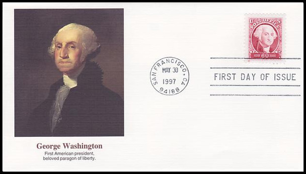 3139a - 3140a / 50c and 60c Pacific '97 Singles Set of 2 Fleetwood 1997 FDCs