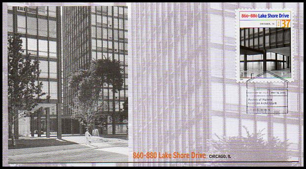 3910 a - l / 37c Masterworks of Modern American Architecture Set of 12 Fleetwood 2005 FDCs