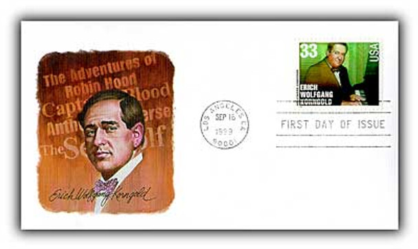 3339 - 3344 / 33c Hollywood Composers Set of 6 Fleetwood 1999 FDC