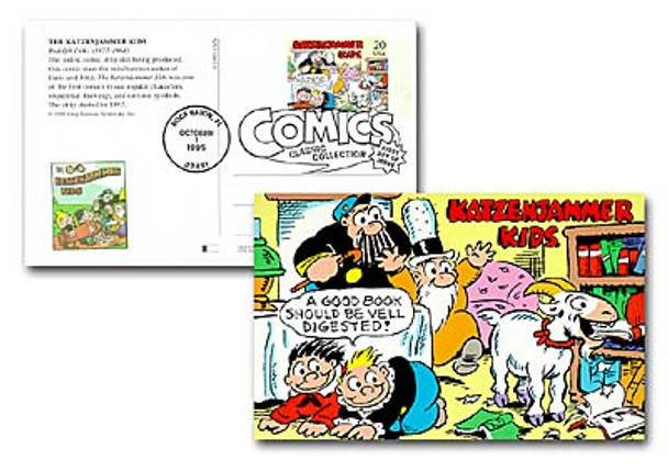 UX221 - UX240 / 20c Classic Comic Strips Set of 20 Fleetwood 1995 Postal Card FDCs