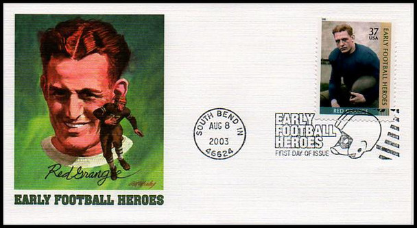 3808 - 3811 / 37c Early Football Heroes Set of 4 Fleetwood 2003 First Day Covers