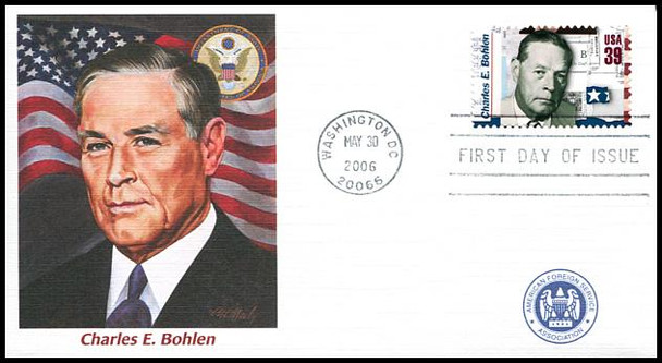 4076 a - f / 39c Distinguished American Diplomats Set of 6 Fleetwood 2006 FDC