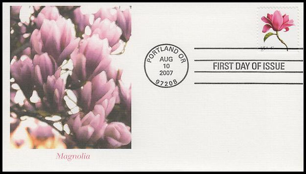 4176 - 4185 / 41c Beautiful Blooms Booklet Singles Set of 10 Fleetwood 2007 FDCs