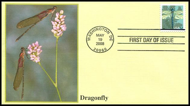 4267 / 62c Dragonfly Fleetwood 2008 First Day Cover