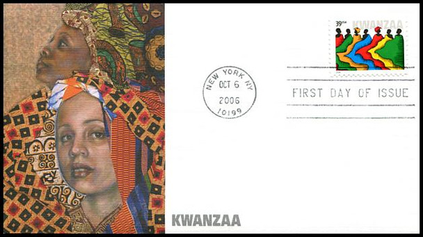 4119 / 39c Kwanzaa : Holiday Celebration Series Fleetwood 2006 FDC