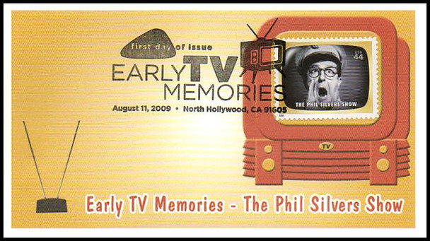 4414 a - t  / 44c Early TV Memories Set of 20 Fleetwood 2009 FDC
