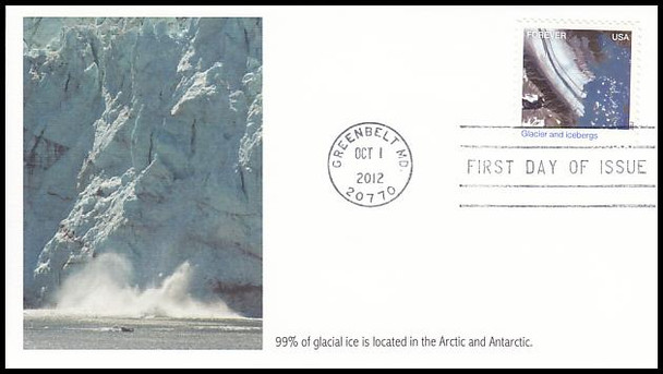 4710a-o / 45c Earthscapes Set of 15 Fleetwood 2012 First Day Covers