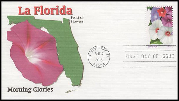 4750 - 4753 / 46c La Florida Set of 4 Fleetwood 2013 FDCs
