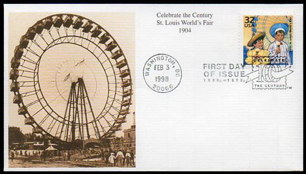 3182a-o / 32c Celebrate The Century ( CTC ) 1900s Set of 15 Mystic 1998 First Day Covers