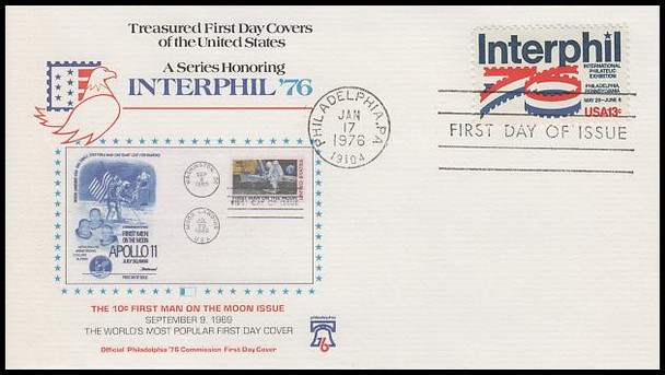 1632 / 13c Interphil ‘76 Set of 6 Fleetwood 1976 First Day Covers
