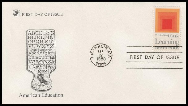 1833 / 15c American Education 1980 Reader's Digest FDC