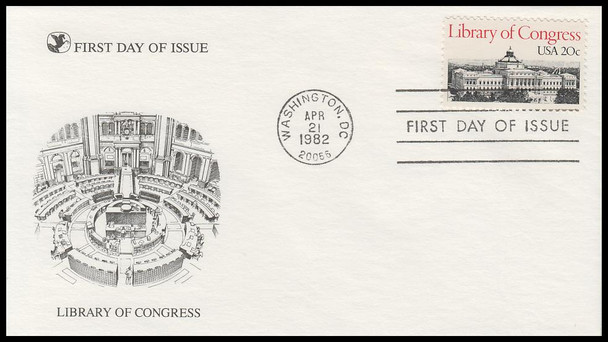 2004 / 20c Library of Congress 1982 Reader's Digest First Day Cover