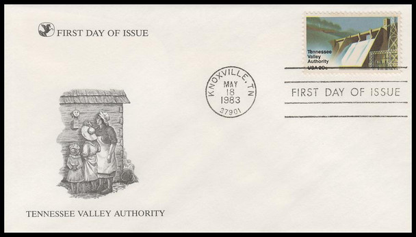 2042 / 20c Tennessee Valley Authority 1983 Reader's Digest First Day Cover