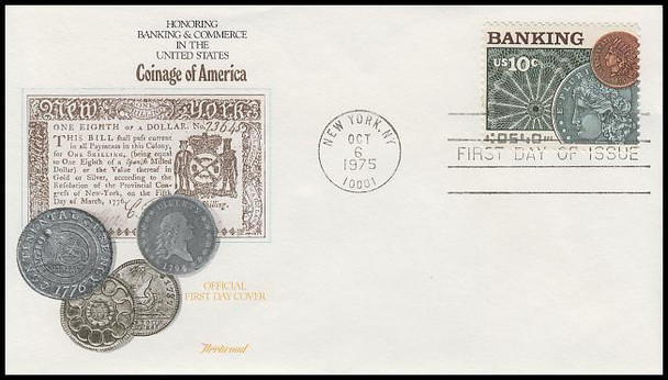 1577 - 1578 / 10c Banking and Commerce Set of 2 Fleetwood 1988 FDCs