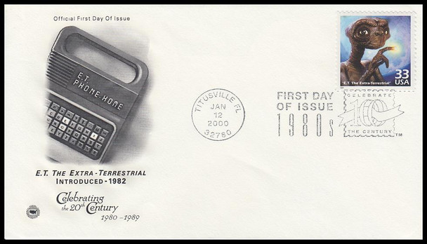 3190a-o 33c Celebrate The Century ( CTC ) 1980s Set of 15 PCS 2000 FDCs