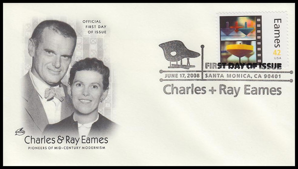 4333 a - p / 42c Charles & Ray Eames : Modern Design Set of 16 Artcraft 2008 FDCs