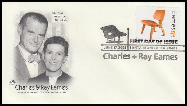 4333 a - p / 42c Charles & Ray Eames : Modern Design Set of 16 Artcraft 2008 FDCs