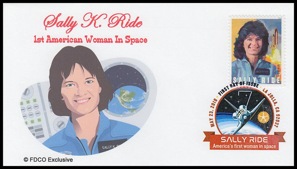 5283 / 50c Sally Ride : First American Woman In Space Digital Color Postmark 2018 FDCO Exclusive FDC #1