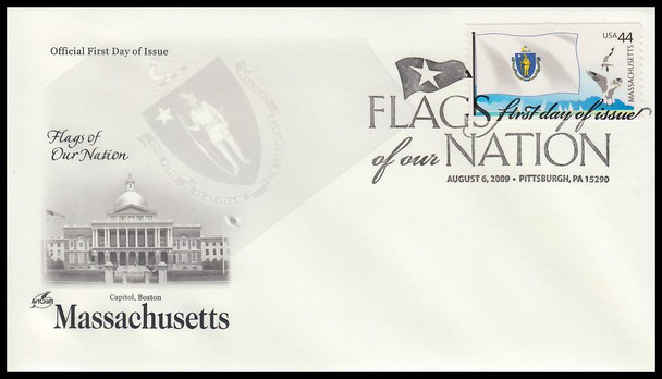 4293 - 4302 / 44c Flags of Our Nation with PNC Set of 10 Artcraft 2009 FDCs