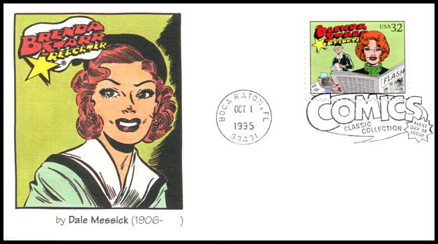 3000a - t / 32c Classic Comic Strips Set of 20 Fleetwood 1995 FDCs