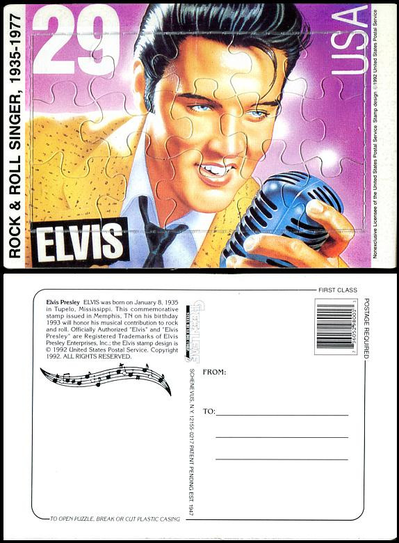 Elvis Presley 29c Stamp Puzzle 4