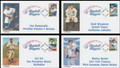 4080 - 4083 / 39c Baseball Sluggers Digital Color Postmark Set of 4 FDCO Exclusive 2006 First Day Covers