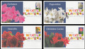 4862 - 4865 / 49c Winter Flowers Set of 4 Digital Color Postmark (DCP) Fleetwood 2014 FDCs