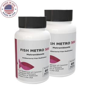 Fish Zole - Aquarium Metronidazole 500mg 120 Tablets Fish Zole - Aquarium Metronidazole 500mg 120 Tablets