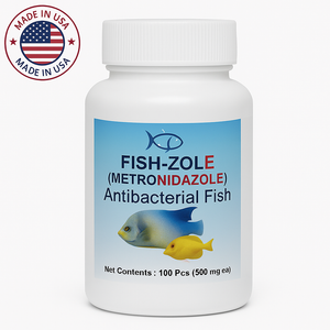 Fish Zole Metronidazole 500mg - 100 Capsules Fish Zole Metronidazole 500mg - 100 Capsules