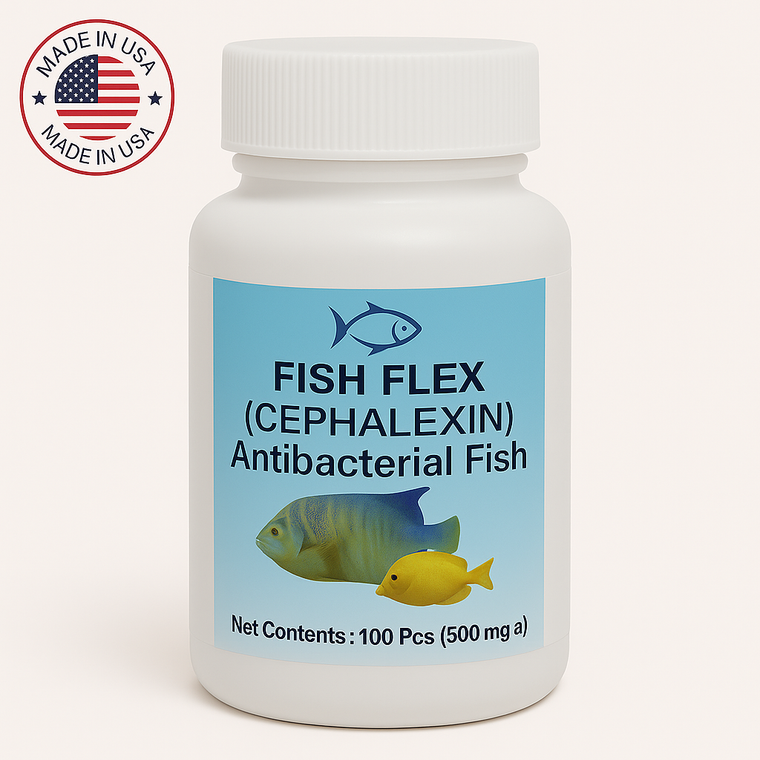 Fish Flex Cephalexin 500mg 100 Capsules
