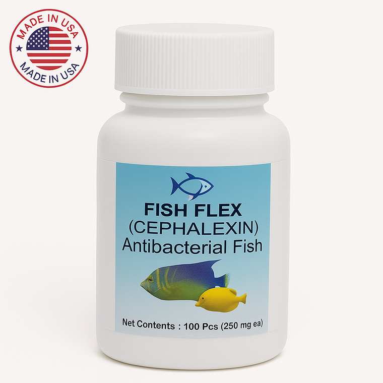 Fish Flex Cephalexin 250mg 100 Capsules