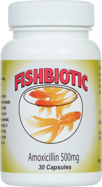 Fishbiotic Amoxicillin - 500mg 30 Capsules