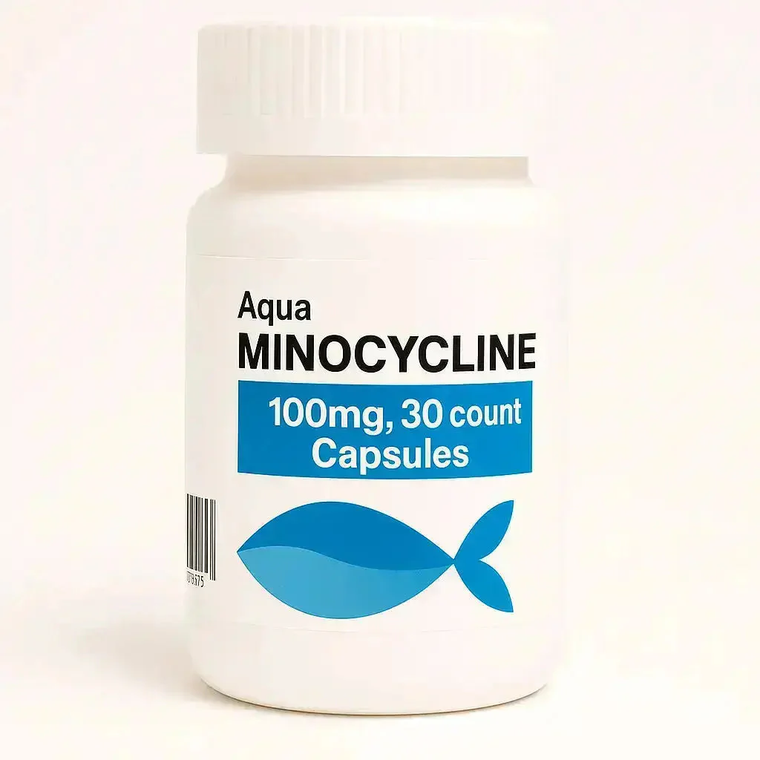 Fish Min Minocycline 100mg 30 Capsules