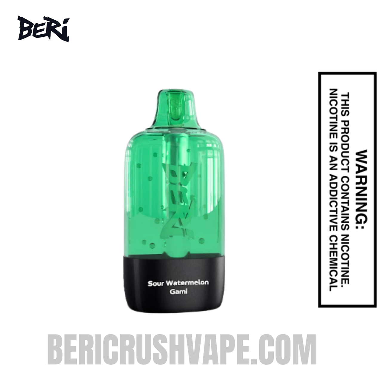 Sour Watermelon Gami Beri Cliq 50K Disposable Vape Pod